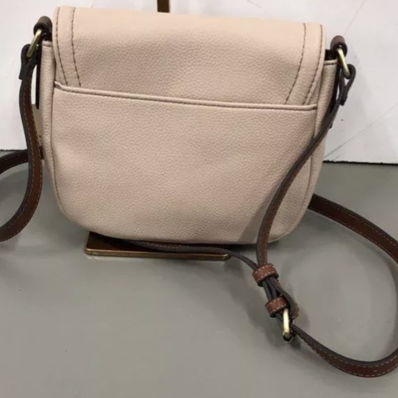 NWT St. John's Bay Crossbody Bag with Brown Trim Westbay Saddle MSRP $55 - Picture 5 of 5